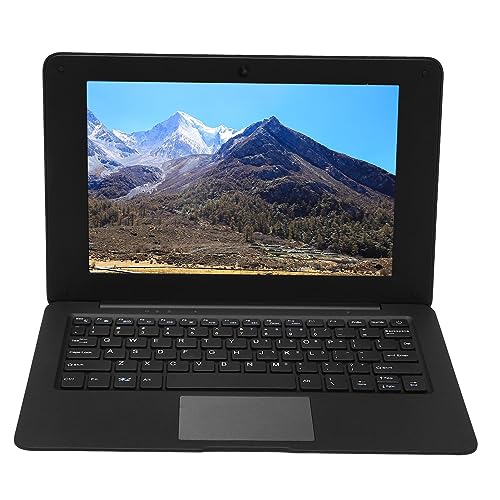 Topiky Newst 10,1 Zoll Laptop, 64G ROM Dual Core Ultrabook, Bildungs und Gaming Laptop für Kinder, Tragbarer Laptop mit Maus für Win 10 (EU-Stecker 6G+64G) von Topiky