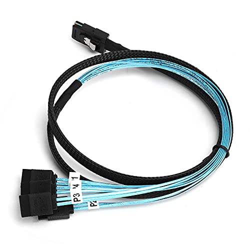 Topiky -SAS-36-Pin-Kabel SFF-8087 auf 4 7-Pin-Buchsenkabel -SAS-Hostcontroller 36-Pin-SAS-Kabelkonverterkabel von Topiky