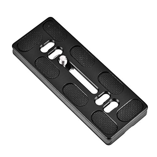 Schnellwechselplatte mit 1/4-Zoll-Schraubbefestigung 40/50/60/70 / 100mm Schnellwechsel-Adapter für Arca für Benro Einbeinstativ-Stativkugelkopf-Spiegelreflexkamera(PU100) von Topiky