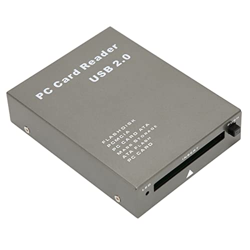 Topiky Speicherkartenleser, Hochgeschwindigkeits-PCMCIA-Kartenleser USB2.0, Plug-and-Play-PC-ATA-Kartenleser Speicherkarten-Direktlesung von Topiky