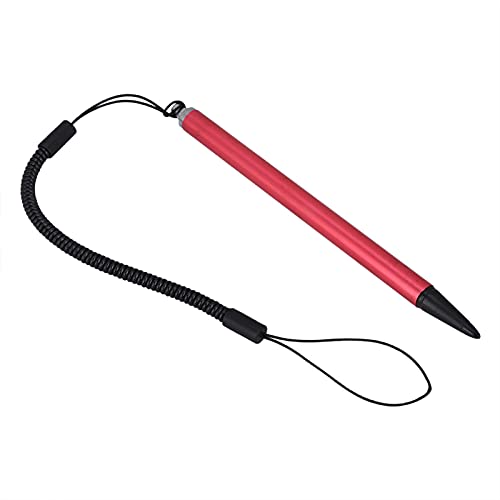 Topiky Stylus-Stifte für Touchscreens, Screen Touch Painting Pen Resistive Stylus mit Federseil für POS, PDA, Industrie-PC, Car Navigatior, Geeignet für Resistive Mobiltelefone (Rot) von Topiky