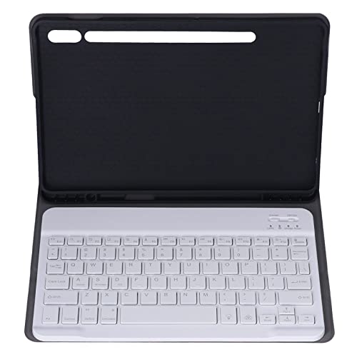 Topiky Tastaturhülle für Tab S7 11 Zoll 2020 Version T870/T875, Kabellose -Tastatur mit Abnehmbarer Tastatur + PU-Lederhülle + Ständer, Tablet-Tastatur mit Hintergrundbeleuchtung für von Topiky
