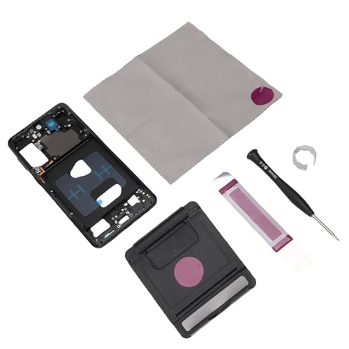 Topiky Telefon mit Mittlerem Rahmen, Rahmen des Mittelrahmens, Robustes Telefon mit Mittlerem Frame -Ersatz für Reparaturen Stilvoll (Black) von Topiky