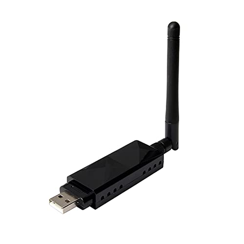 Topiky USB WiFi Adapter für PC, Wireless Netzwerk Adapter für Desktop mit High Gain 2dBi Antenne, Unterstützt Win10/8/7/XP, für BlackBerry System/für Linux/für Kali/für Ubuntu von Topiky