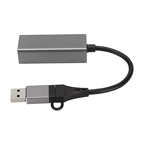 Topiky USB-zu-Ethernet-RJ45-Adapter, zu-Ethernet-RJ45-Adapter, Unterstützt 10 100 1000Mbps Gigabit LAN-Netzwerkadapter für Laptops PC von Topiky