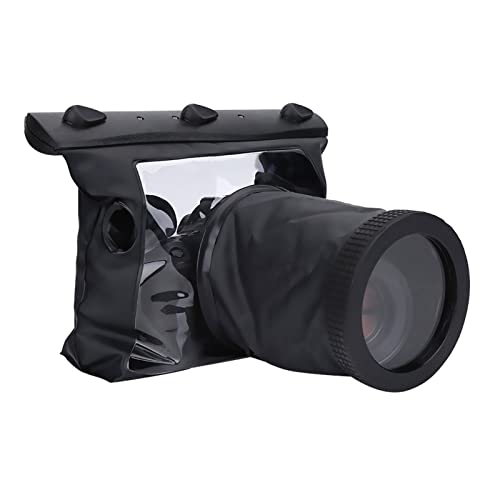 Topiky Wasserdichter HD-Unterwassergehäuse-Fall-Tauchbeutel-Beutel für Reflexkamera Canon DSLR von Topiky