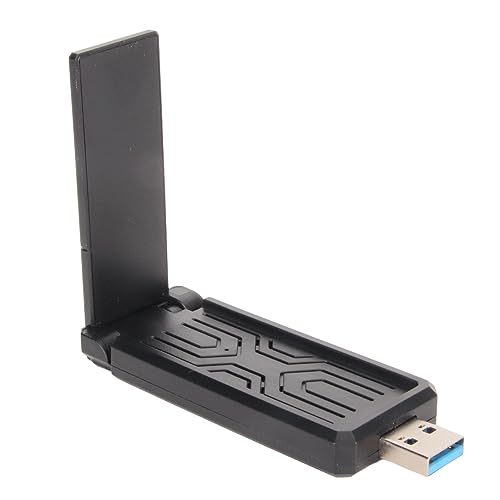 Topiky WiFi 6E USB Netzwerkadapter, Kabellose USB 3.0 WLAN Karte für Desktop PC, 802.11AX, Tri Band 6 GHz 5 G 2,4 G 3000 Mbit/s, für Windows 10/11 von Topiky