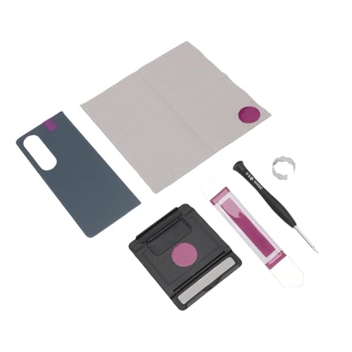 Topiky Zurück Glasersatz, Vollständige Reparaturwerkzeuge vor Installiertem Kleber -Telefon Zurück -Glasabdeckung für Z Fold 4 5G F936 (Blue) von Topiky