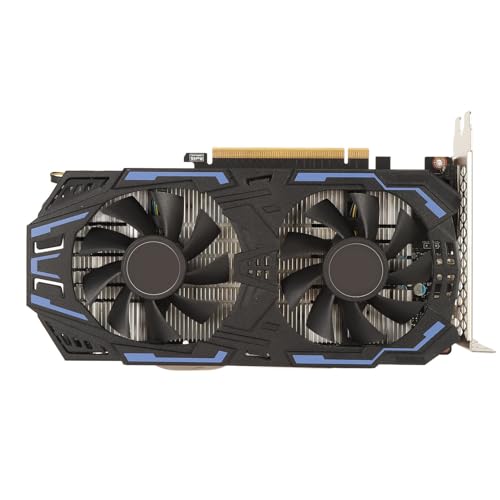 Topiky für GTX1060 Grafikkarte, 192 Bit Gaming Grafikkarte, GDDR5 für HDMI DisplayPort DVI Dual Fan PCI Express X16 3.0 Grafikkarte Unterstützt HDR (GTX 1060 3 GB) von Topiky