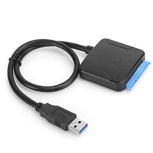 Topiky zu-USB-3.0-Kabel, 2,5/3,5-Zoll-SSD-Festplattenkonverter mit Quadratischer Festplatte, zu-USB3.0-Festplattenadapter Kompatibel mit Win98 / ME / 2000 / XP/Vista / Win7 / 10X / von Topiky
