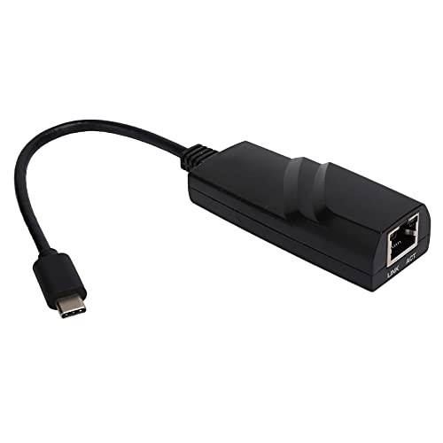 USB C auf Ethernet Adapter, USB Typ C auf RJ45 Netzwerkadapter Kabelkonverter Kompatibel mit IEEE 802.3, 802.3u und 802.3ab Unterstützung für XP/OS X 10.6 / Linux von Topiky