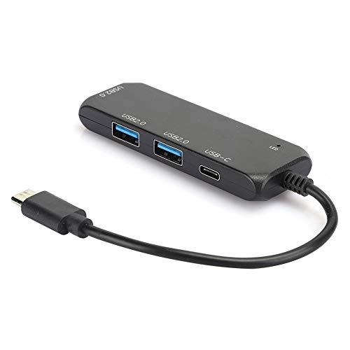 USB-Hub-Adapter, 4-Port USB-C auf 3 x USB 2.0 + 1 x Type-c Hub-Splitter-Erweiterungsdatenkabel Port Dock Station Converter für Laptop Tablet Desktop PC von Topiky