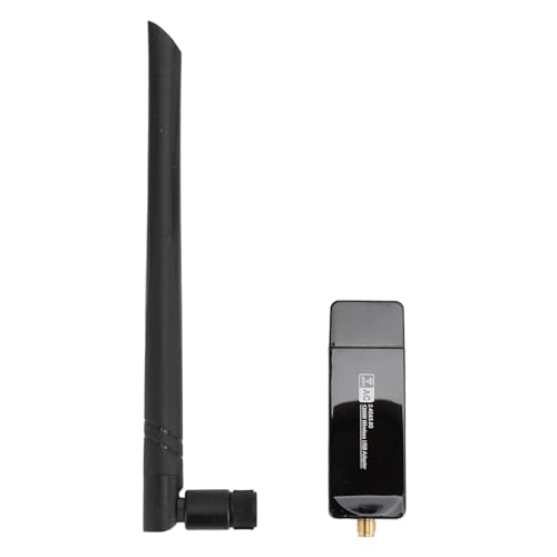 USB WLAN Adapter, Dualband Netzwerkadapter mit 5 dBi Antenne, Plug and Play für, OS X von Topiky