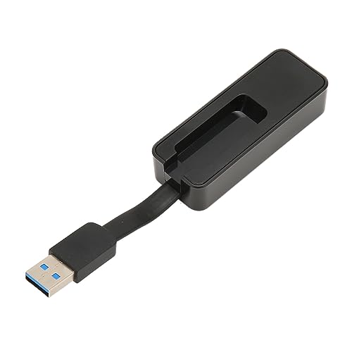 USB zu Ethernet Adapter, 2500M RJ45 Netzwerkadapter, Kompatibel fürfür OS X, für Laptop Tablet (USB3.0 Schwarz) von Topiky
