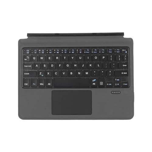 Ultraschlanke Tragbare Kabellose Tastatur, BT 5.0 Kabellose Tastatur mit Touchpad, Tragbare Tablet Tastatur für Go 1, für Go 2, für Go 3 (Ohne Bunte Hintergrundbeleuchtung von Topiky