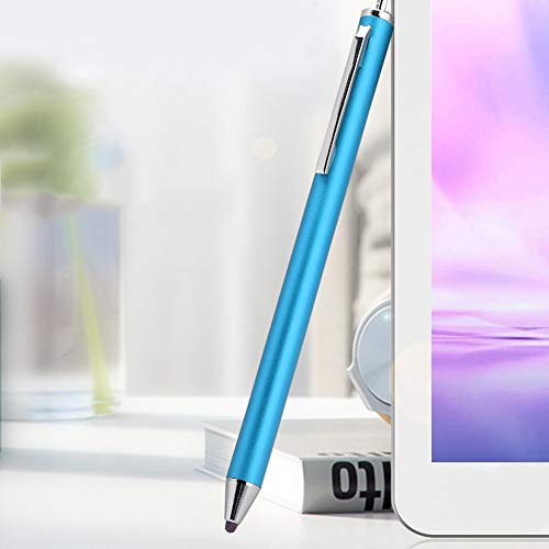 Universal-Stylus-Stift für Touchscreen, Tragbarer Touch-Stift für Smartphones und Tablets, Stoffkopf-Stylus-Stift-Ersatz für Pad 2018/Samsu Tab/L G/Huaw/Xiaom (Blau) von Topiky