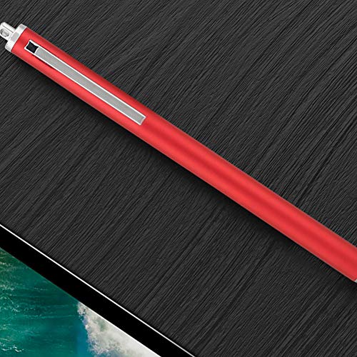 Universal-Stylus-Stift für Touchscreen, Tragbarer Touch-Stift für Smartphones und Tablets, Stoffkopf-Stylus-Stift-Ersatz für Pad 2018/Samsu Tab/L G/Huaw/Xiaom (Rot) von Topiky
