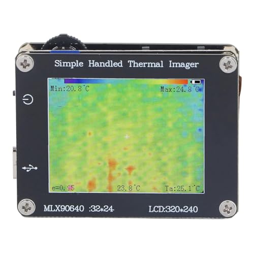 Wärmebildkamera, 24 X 32 Infrarot Wärmebildkamera, Tragbare Wärmebildkamera für Smartphones, Computer, mit 2 Zoll Bildschirm, 40 ℃ Bis 300 ℃, Multifunktional Wärmebildkamera, 24 X 32 Infrarot Wärmebildkamera, Tragbare Wärmebildkamera für Smartphones, Computer, mit 2 Zoll Bildschirm, 40 ℃ Bis 300 ℃, Multifunktional von Topiky