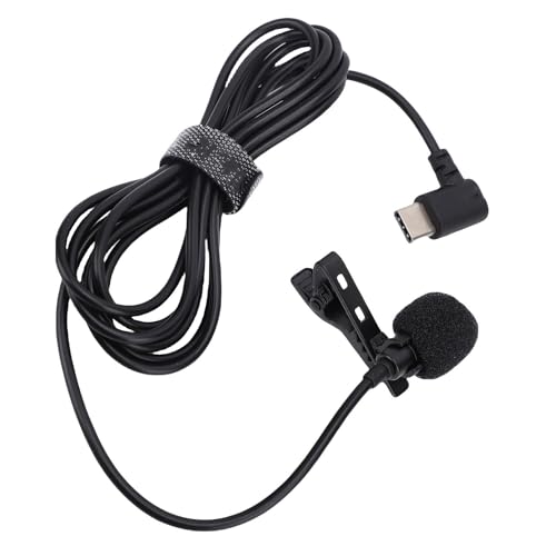 Wireless Lavalier Mikrofon, Professioneller Reversclip auf Mikrofon, USB Typ C Lavalier Microfone, Clip auf Lapel Mikrofon für Videoaufzeichnungen, Vlog, Podcast Wireless Lavalier Mikrofon, Professioneller Reversclip auf Mikrofon, USB Typ C Lavalier Microfone, Clip auf Lapel Mikrofon für Videoaufzeichnungen, Vlog, Podcast von Topiky