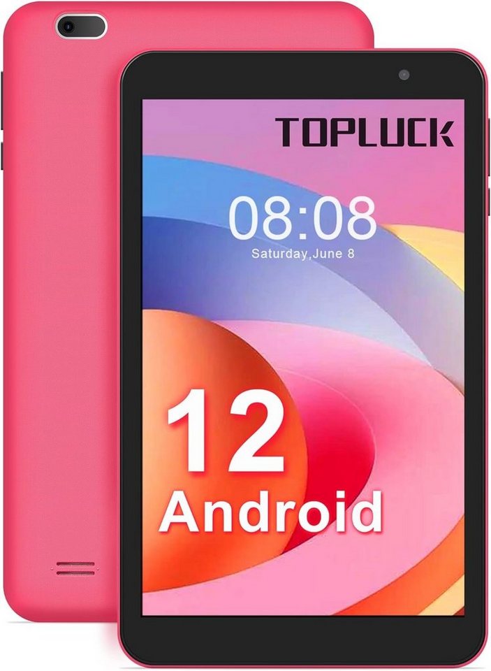 Topluck Tablet (8, 32 GB, Android 12, Tablet PC, 2GB RAM, Quad-Core, HD IPS Dual Kameras Bluetooth Wi-Fi GPS)" von Topluck
