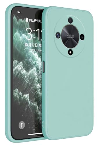 Topme Handyhülle Hülle Fur Honor Magic6 Lite 5G (6.78" Inches) Case Schutzhülle, Hautschutz Aus TPU Silikonhülle - Helles Cyan von Buosha