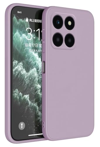 Topme Handyhülle Hülle Fur Honor X6a (6.56" Inches) Case Schutzhülle, Hautschutz Aus TPU Silikonhülle - Gras lila von IYVYI