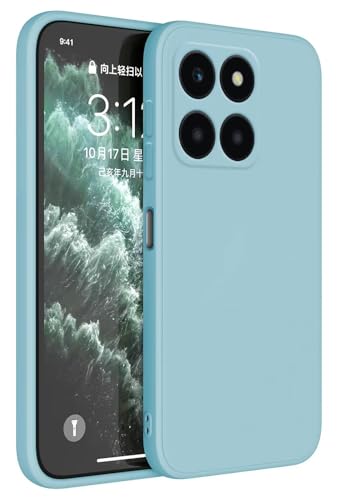 Topme Handyhülle Hülle Fur Honor X6a (6.56" Inches) Case Schutzhülle, Hautschutz Aus TPU Silikonhülle - Hellblau von Onetobye