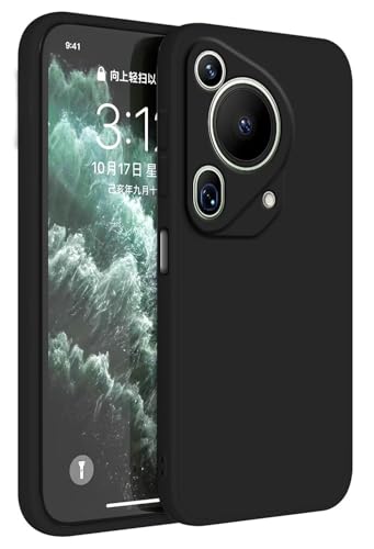 Topme Handyhülle Hülle Fur Huawei Pura 70 Ultra/Huawei P70 Ultra (6.8" Inches) Case Schutzhülle, Hautschutz Aus TPU Silikonhülle - Schwarz von Topme