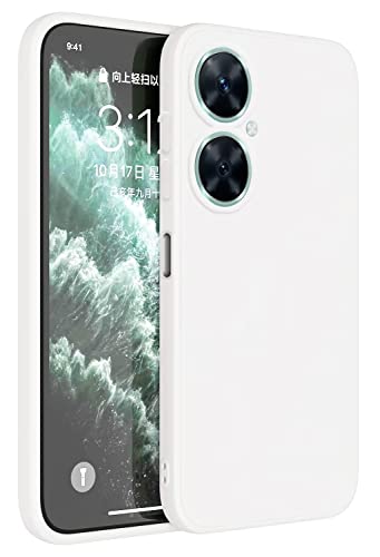 Topme Handyhülle Hülle Fur Huawei nova 11i (6.8" Inches) Case Schutzhülle, Hautschutz Aus TPU Silikonhülle - Keramik weiß von Topme