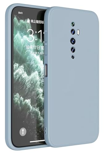 Topme Handyhülle Hülle Fur Oppo Reno 2Z 6.53" Case Schutzhülle, Hautschutz Aus TPU Silikonhülle - Rauchblau von AUNEOS