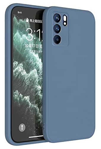 Topme Handyhülle Hülle Fur Oppo Reno6 5G 6.43" Case Schutzhülle, Hautschutz Aus TPU Silikonhülle - Lavendelgrau von Topme