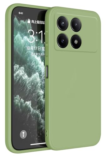 Topme Handyhülle Hülle Fur Poco X6 Pro 5G (6.67" Inches) Case Schutzhülle, Hautschutz Aus TPU Silikonhülle - Matcha-Grün von Buosha