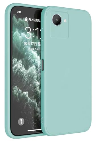 Topme Handyhülle Hülle Fur Realme C30 / Realme Narzo 50i Prime 6.5" Case Schutzhülle, Hautschutz Aus TPU Silikonhülle - Helles Cyan Topme Handyhülle Hülle Fur Realme C30 / Realme Narzo 50i Prime 6.5" Case Schutzhülle, Hautschutz Aus TPU Silikonhülle - Helles Cyan von Buosha