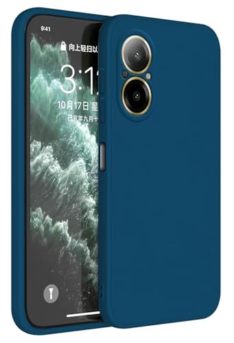 Topme Handyhülle Hülle Fur Realme C67 (4G) (6.72" Inches) Case Schutzhülle, Hautschutz Aus TPU Silikonhülle - Saphirblau von IYVYI