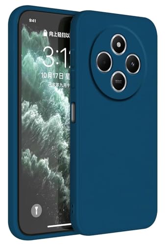 Topme Handyhülle Hülle Fur Redmi 14C (4G) / Poco C75 (6.88" Inches) Case Schutzhülle, Hautschutz Aus TPU Silikonhülle - Saphirblau von Onetobye