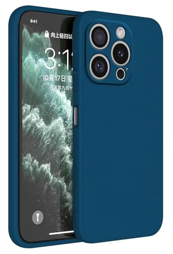 Topme Handyhülle Hülle Fur Smartphone, Compatible with iPhone 16 Pro (6.3" Inches) Case Schutzhülle, Hautschutz Aus TPU Silikonhülle - Saphirblau von Topme