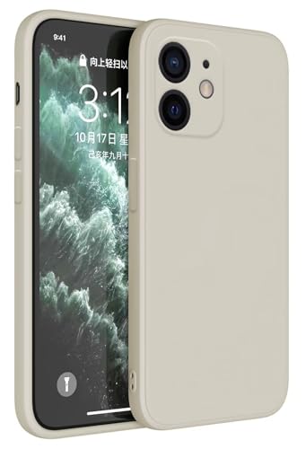 Topme Handyhülle Hülle Fur iPhone 12 Mini 5.4" Case Schutzhülle, Hautschutz Aus TPU Silikonhülle - Altweiß Topme Handyhülle Hülle Fur iPhone 12 Mini 5.4" Case Schutzhülle, Hautschutz Aus TPU Silikonhülle - Altweiß von Topme