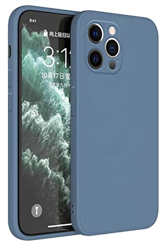 Topme Handyhülle Hülle Fur iPhone 12 Pro 6.1" Case Schutzhülle, Hautschutz Aus TPU Silikonhülle - Lavendelgrau von Topme
