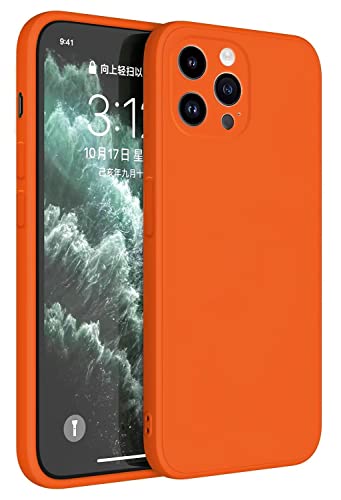Topme Handyhülle Hülle Fur iPhone 13 Pro Max 6.7" Case Schutzhülle, Hautschutz Aus TPU Silikonhülle - Orange von Topme