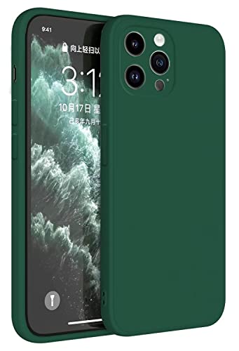 Topme Handyhülle Hülle Fur iPhone 15 Pro (6.1" Inches) Case Schutzhülle, Hautschutz Aus TPU Silikonhülle - Dunkelgrün von Topme