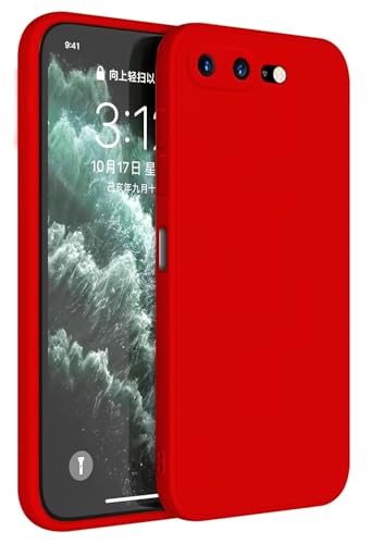 Topme Handyhülle Hülle Fur iPhone 7 Plus/iPhone 8 Plus (5.5" Inches) Case Schutzhülle, Hautschutz Aus TPU Silikonhülle - Chinarot von Onetobye