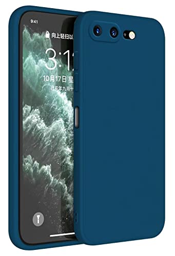 Topme Handyhülle Hülle Fur iPhone 7 Plus/iPhone 8 Plus (5.5" Inches) Case Schutzhülle, Hautschutz Aus TPU Silikonhülle - Saphirblau von Topme