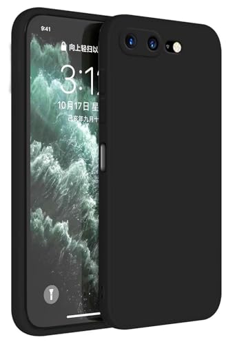 Topme Handyhülle Hülle Fur iPhone 7 Plus/iPhone 8 Plus (5.5" Inches) Case Schutzhülle, Hautschutz Aus TPU Silikonhülle - Schwarz von Onetobye