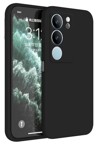 Topme Handyhülle Hülle Fur vivo V29 5G (6.78" Inches) Case Schutzhülle, Hautschutz Aus TPU Silikonhülle - Schwarz von Topme