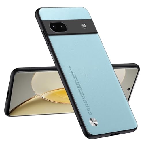 Topme Handyhülle Kompatibel mit Google Pixel 6A (6.1") – Sicherer und Stilvoller Schutz - Hellblau von IUSOT