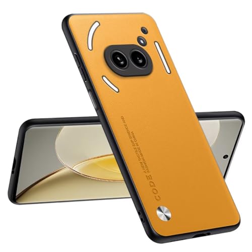 Topme Handyhülle Kompatibel mit NothingPhone (2A) / Nothing Phone 2A (6.7") – Sicherer und Stilvoller Schutz - Gelb von Topme