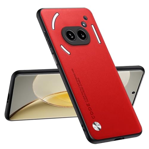 Topme Handyhülle Kompatibel mit NothingPhone (2A) / Nothing Phone 2A (6.7") – Sicherer und Stilvoller Schutz - Rot von Topme