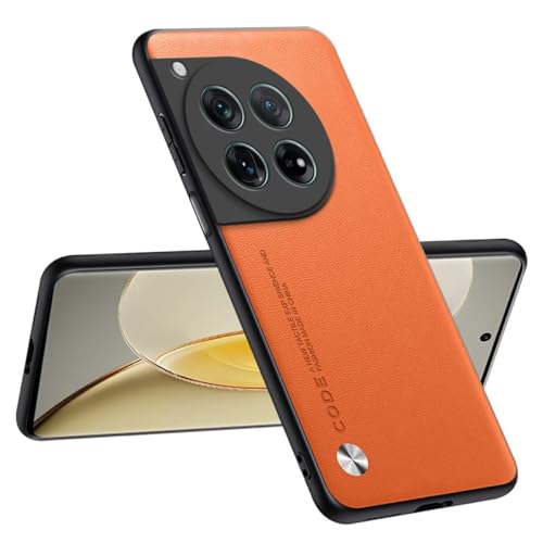 Topme Handyhülle Kompatibel mit OnePlus 12R / OnePlus Ace 3 (6.78") – Sicherer und Stilvoller Schutz - Orange von Dnrl