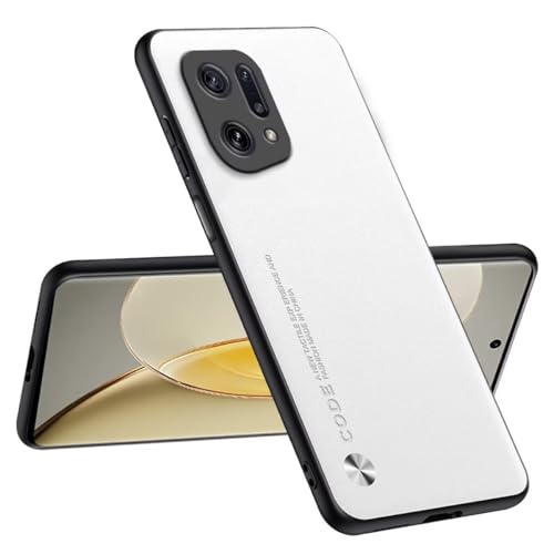 Topme Handyhülle Kompatibel mit Oppo Find X5 (6.55") – Sicherer und Stilvoller Schutz - Weiß von Dnrl