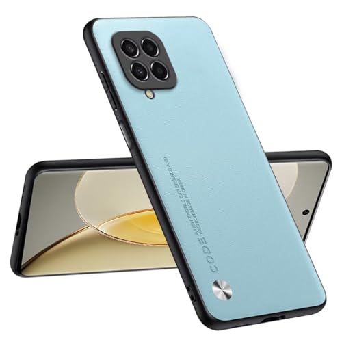 Topme Handyhülle Kompatibel mit Samsung Galaxy M32 / M22 / A22 (6.4") – Sicherer und Stilvoller Schutz - Hellblau von hattie's